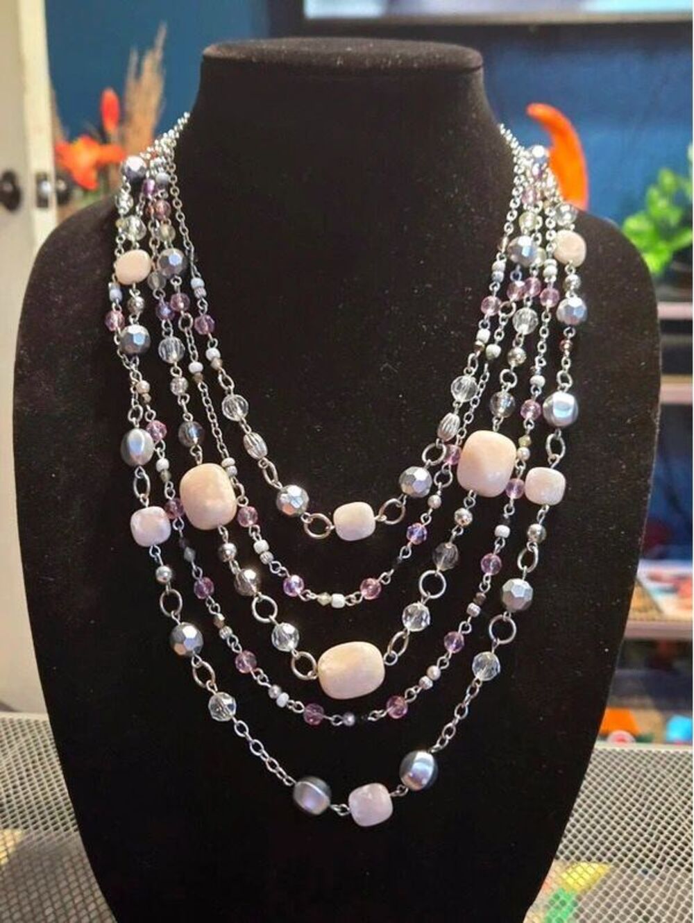 Lia Sophia Sugar Plum 5-Strand Beaded Necklace